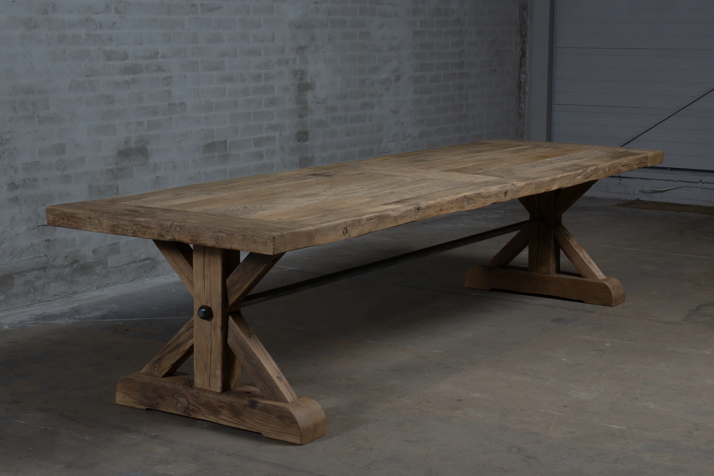 Z006 Grindelwald refectory table made from reclaimed oak