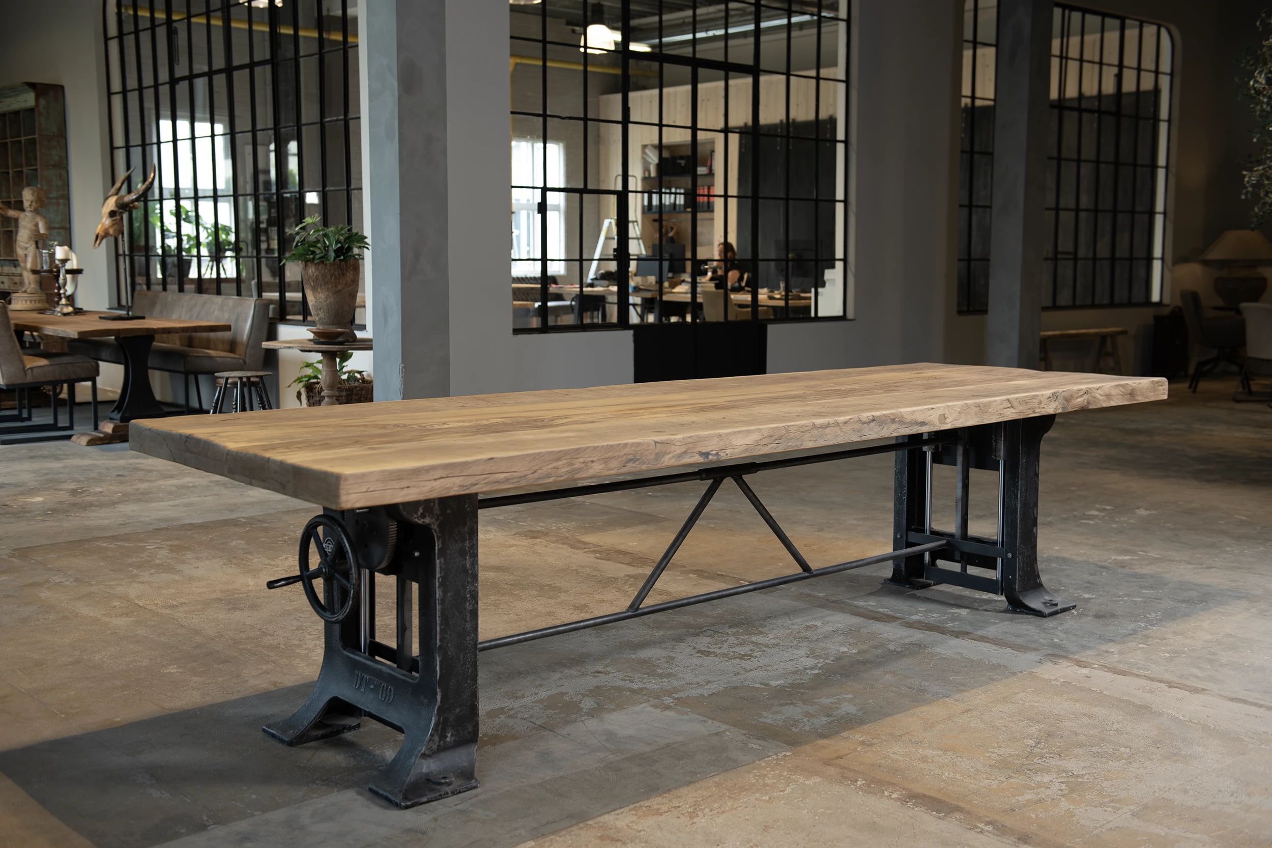 Grote eettafel van massief eikenhout LIM25 (3)