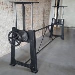 Height-adjustable-industrial-table-legs-Bespoke-DT13
