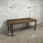 Rural dining table from native hardwood