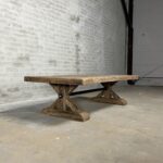 Oak coffee table Grindelwald in country style