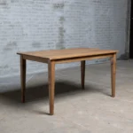 Landelijke eiken eettafel naar model van franse boerentafel