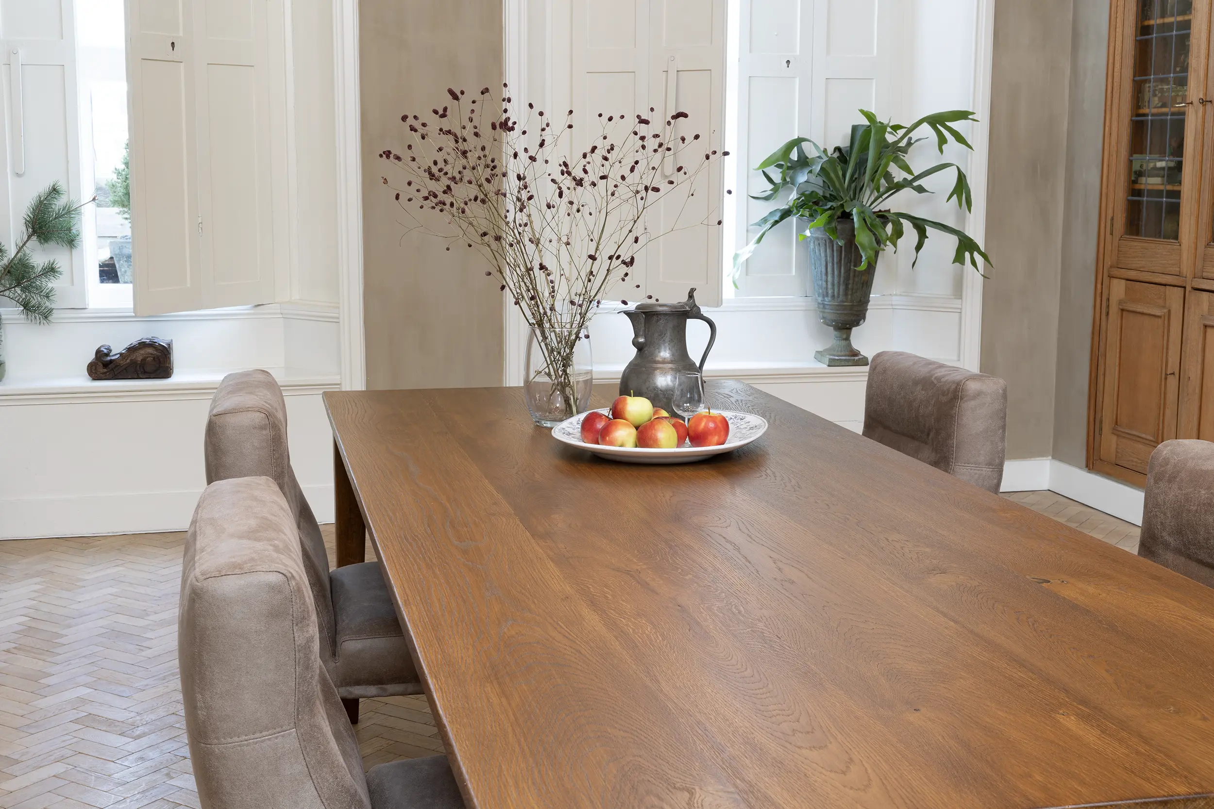 G021 Franse eettafel eikenhout op maat (4) Franse eettafel van eikenhout op maat verkrijgbaar