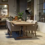 Dining table Münster in refectory table style - Reclaimed European old oak