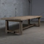 Header photo of the robust ‘Ulm’ monastery table made of solid old oak