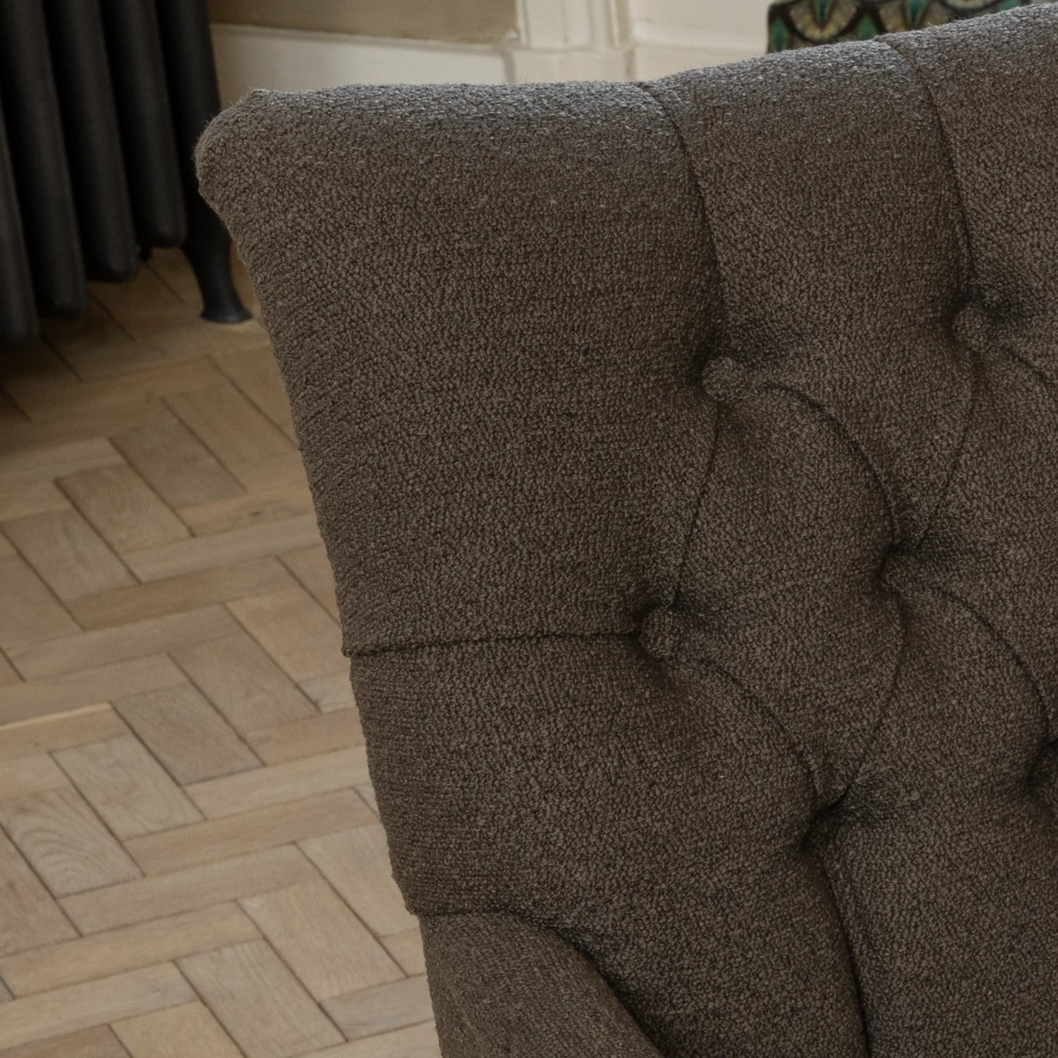 Bruce luxe eetkamerstoel met armleuningen op maat gemaakt