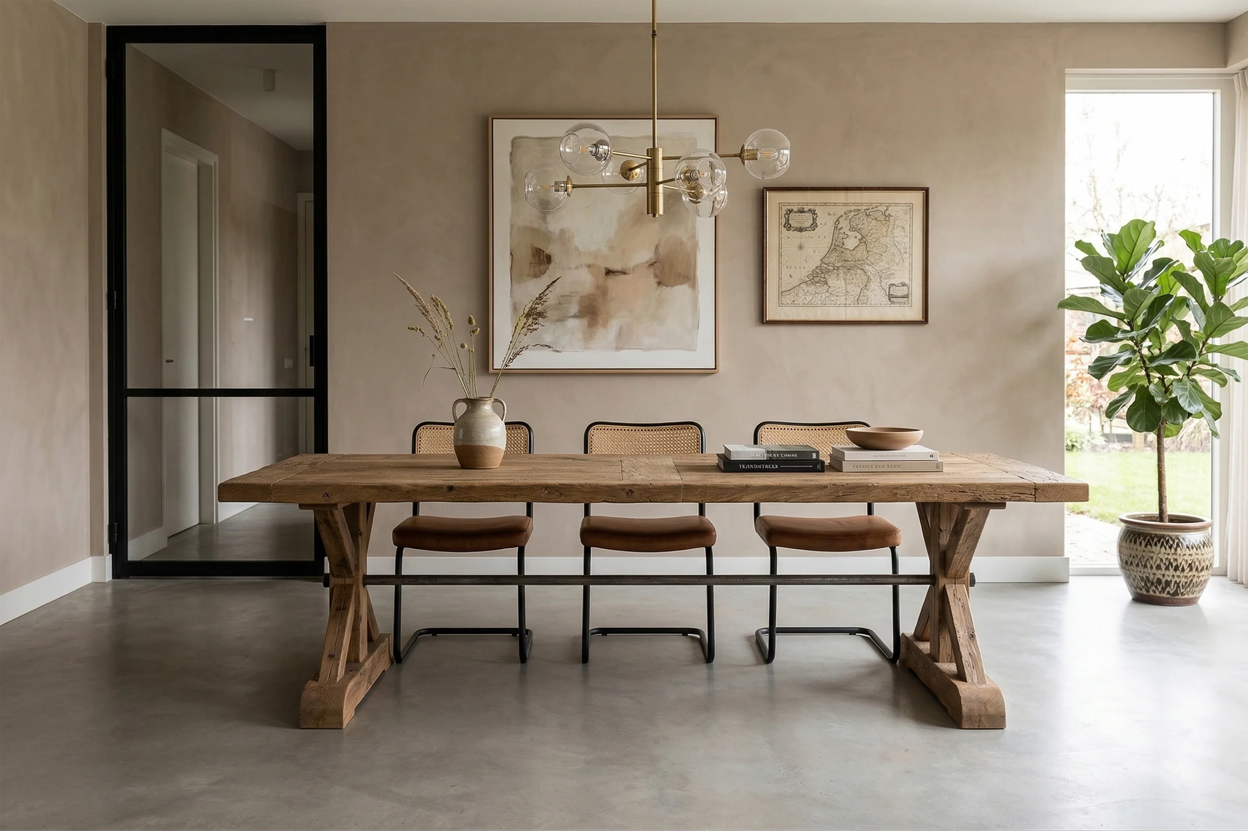 Bruce luxury dining chair with armrests custom-made