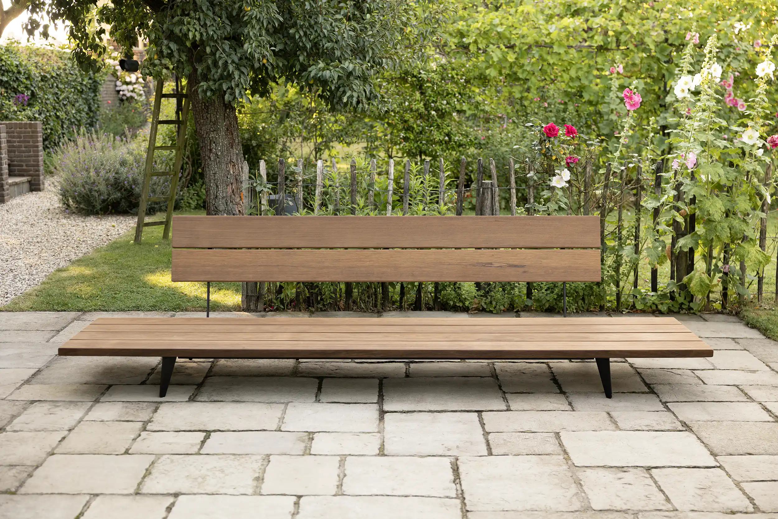 Moderne houten tuinbank TB01 (8)