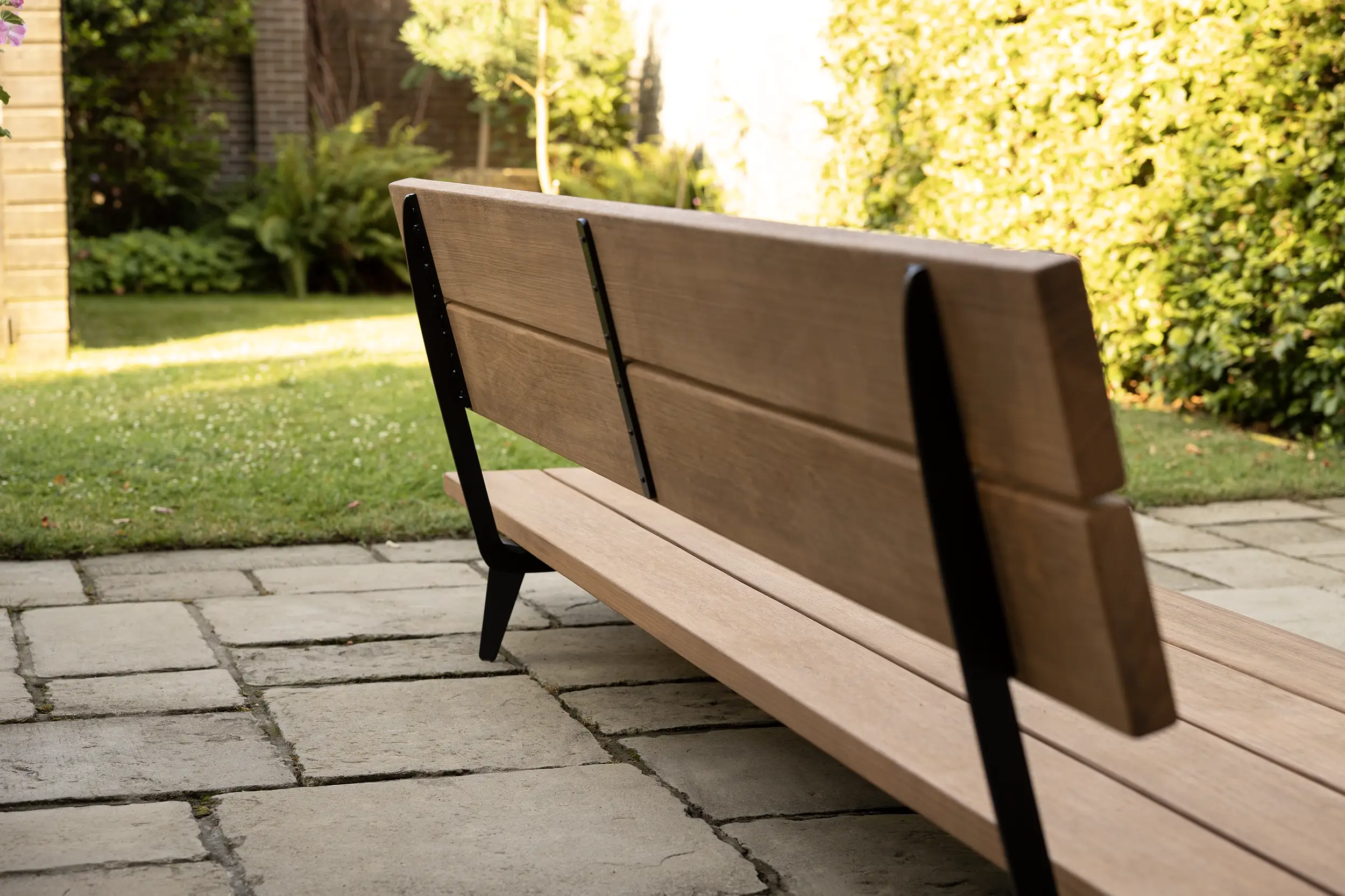 Moderne houten tuinbank TB01 (9)