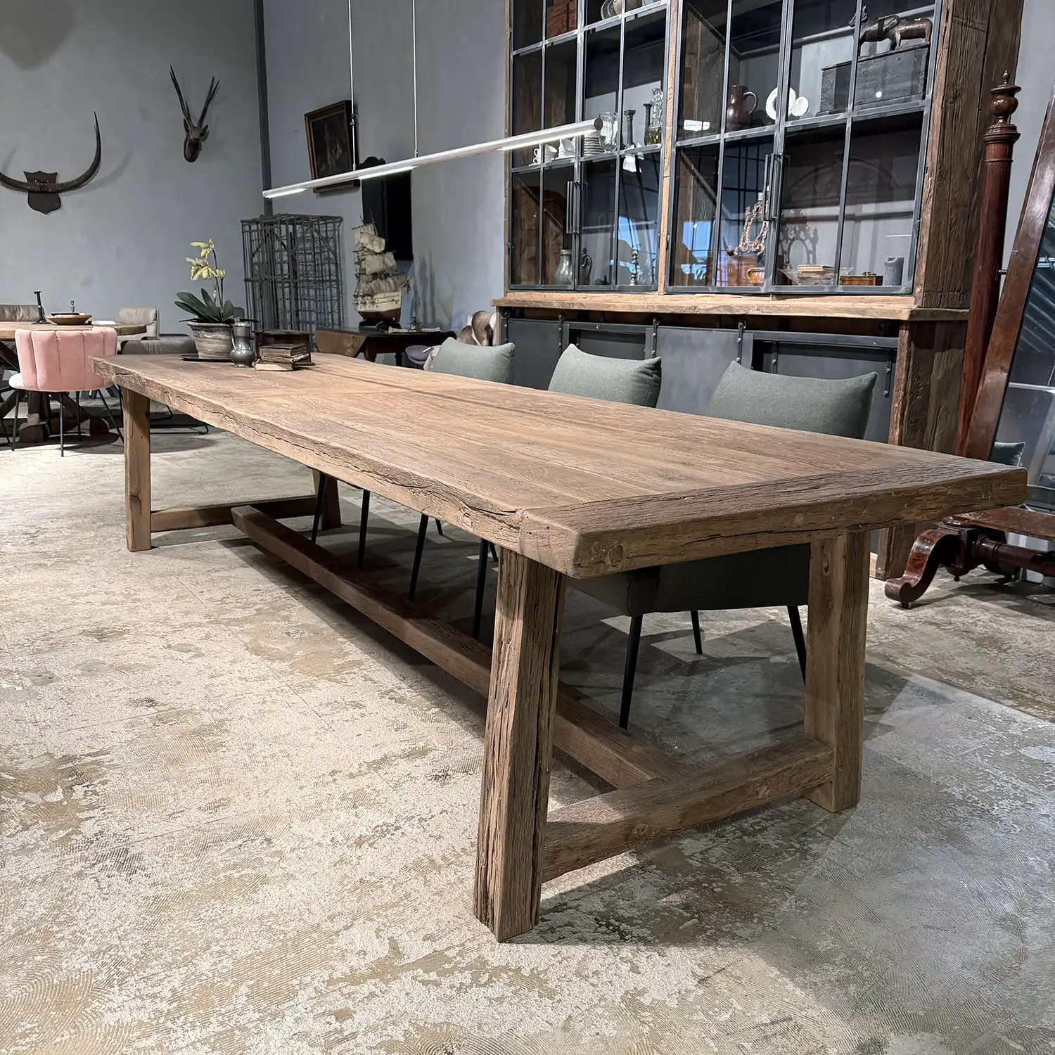 Refectory table Salzburg reclaimed oak - H008 Refectory table Salzburg reclaimed oak - H008